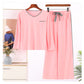 Pink with grey V Neck Pocket T-shirt with Plazo Trouser Suit (RX-374)