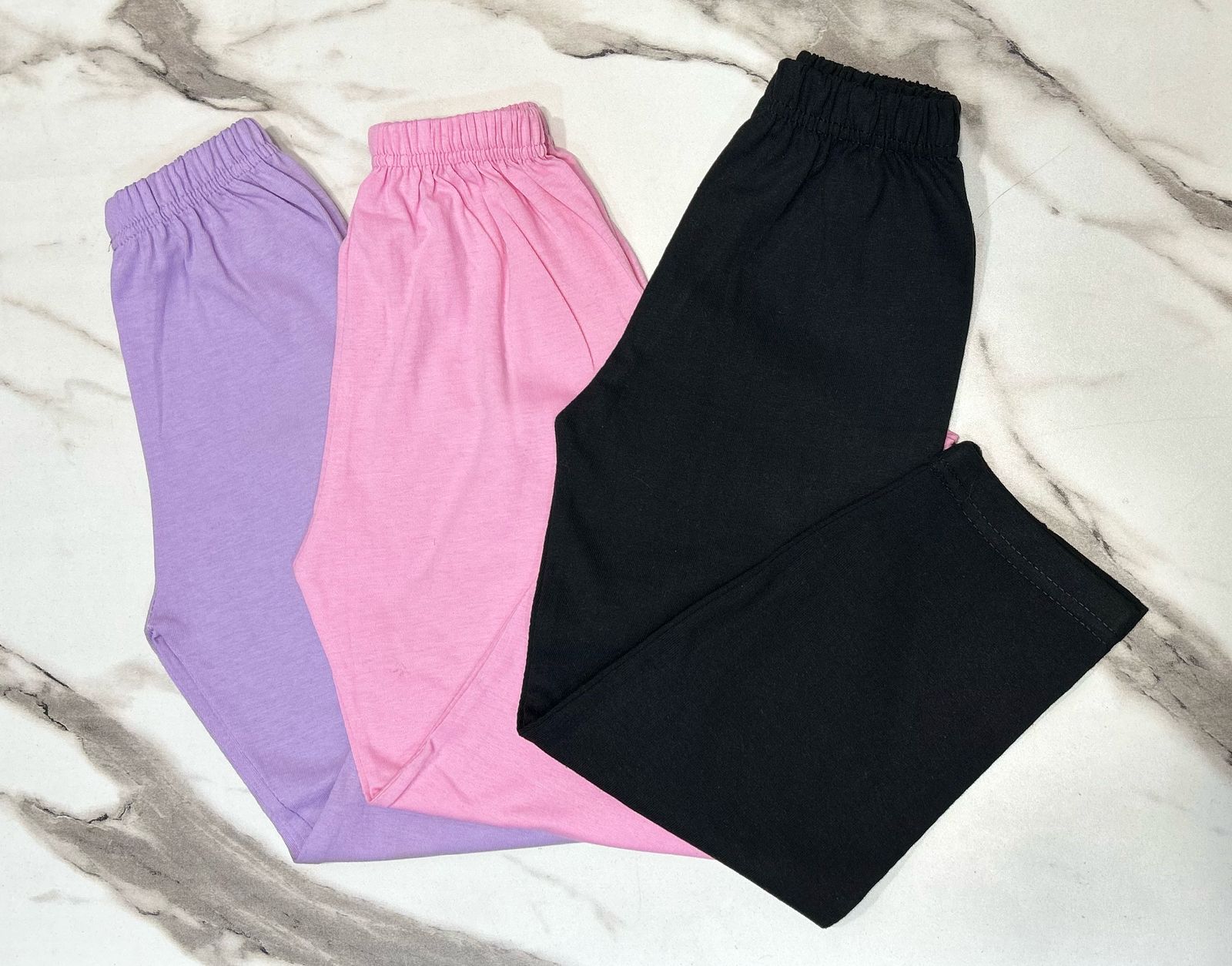 Pack Of 3 Girls Plain trouser (MN-150002)
