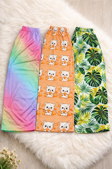 Pack of 3 Digital printed Pjs For her (MN-100002)