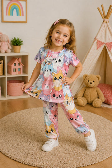 Digital printed kids suit (DG-0010)