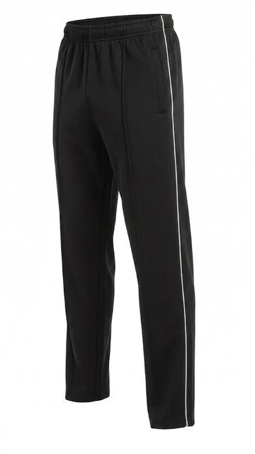 Black Front Stitch Terry Trousers