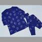 Baby or Baba Purple Moon and Star Print Full Sleeves Kids Suits(1 Pcs) (RX-144)