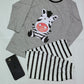 Baby or Baba Grey and Black Zebra Print Kids Suits (1 Pcs) (RX-34)
